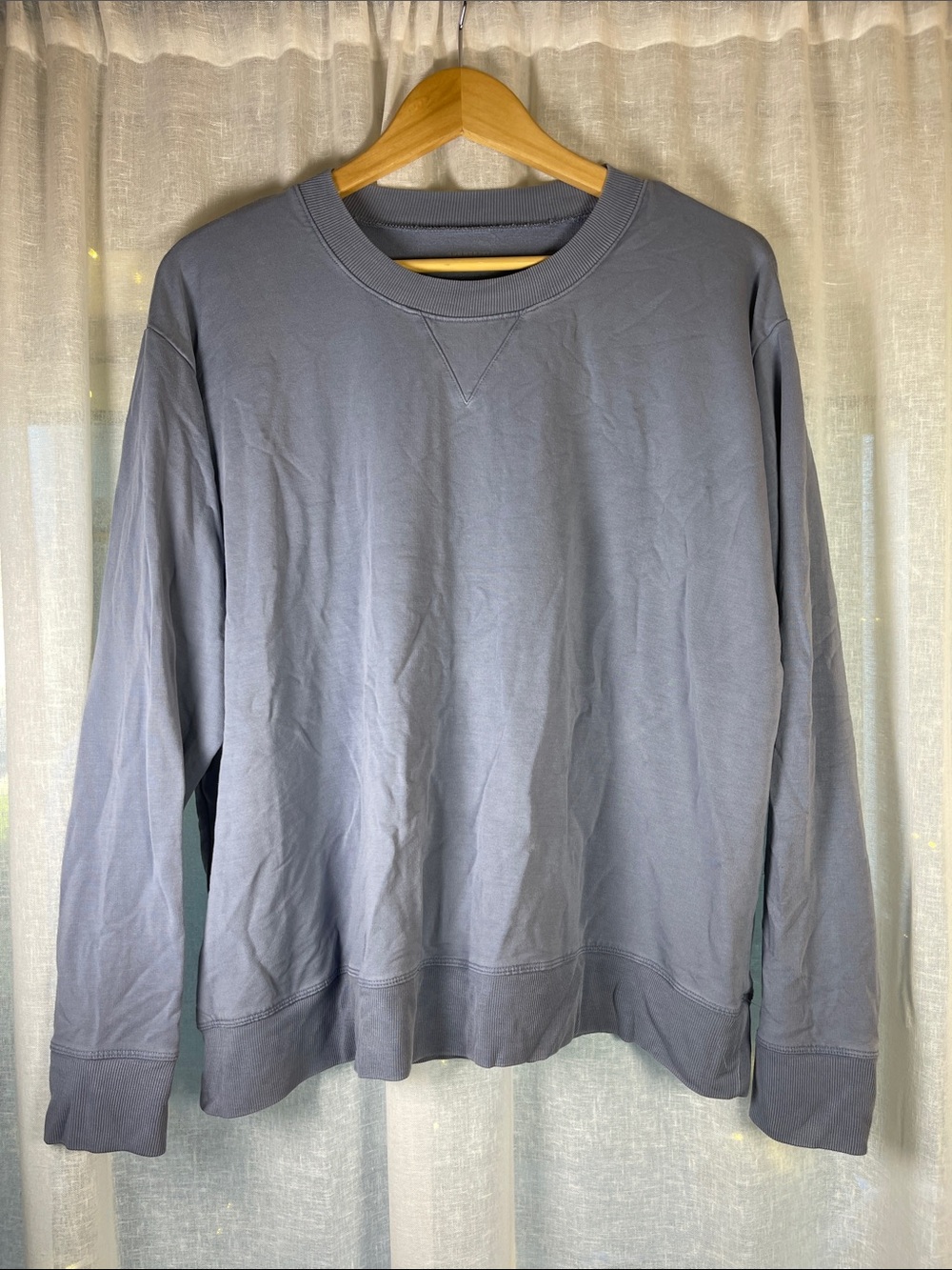 summersalt Crewneck French Terry Sweatshirt — Slate Blue
